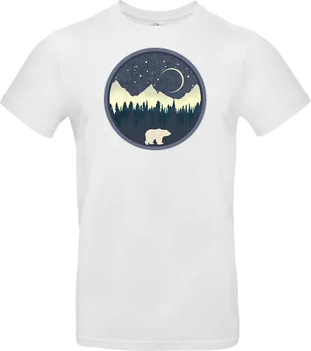 Bear and Moon