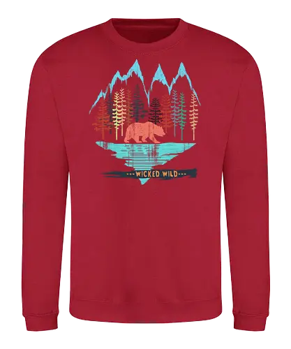 Bear and Bears 2 - wild, bear - Sweatshirt