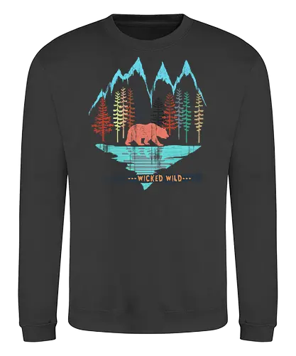 Bear and Bears 2 - wild, bear - Sweatshirt