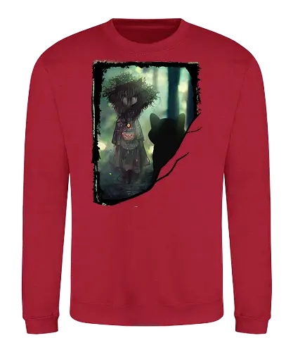 Witch and Cat - witch, witchcraft, cat, katze - Sweatshirt