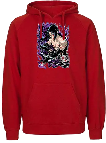 Uchiha Sasuke - shinobi, ninja, anime, manga - Fairtrade Hoodie