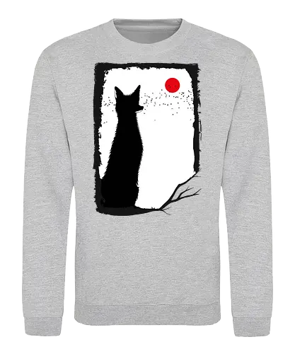 Wild Fox - fox, fuchs, bird - Sweatshirt