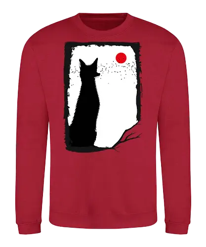 Wild Fox - fox, fuchs, bird - Sweatshirt
