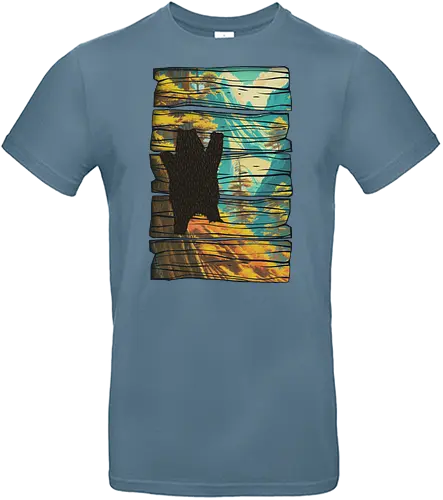 Hiking Bear - bär, Climbing, bear - Standard T-Shirt