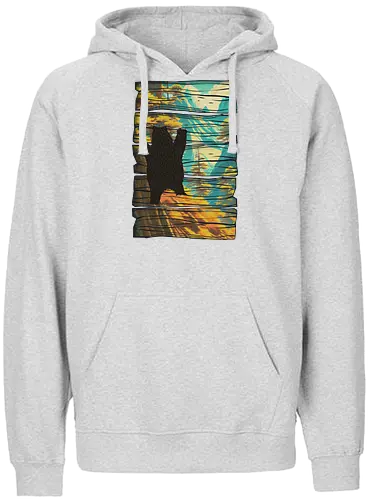 Hiking Bear - bär, Climbing, bear - Fairtrade Hoodie
