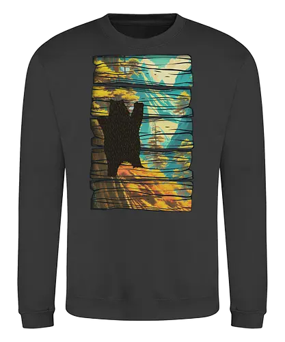 Hiking Bear - bär, Climbing, bear - Sweatshirt