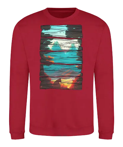 Br and Mountains - bär, Landscape, Baby Br - Sweatshirt