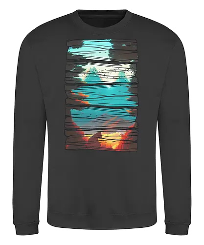 Br and Mountains - bär, Landscape, Baby Br - Sweatshirt