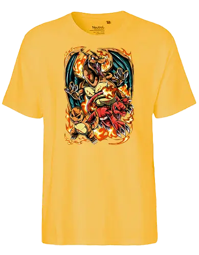 Pocketster Fire trio - Fairtrade T-Shirt