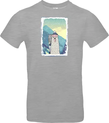 Bear with Snowboard