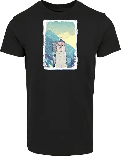 Bear with Snowboard