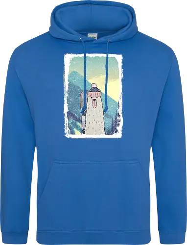 Bear with Snowboard