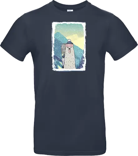 Bear with Snowboard