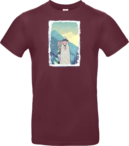 Bear with Snowboard