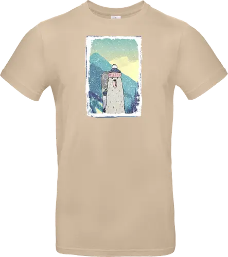 Bear with Snowboard