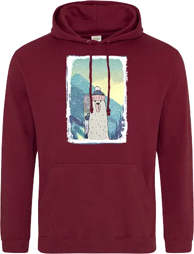 Bear with Snowboard