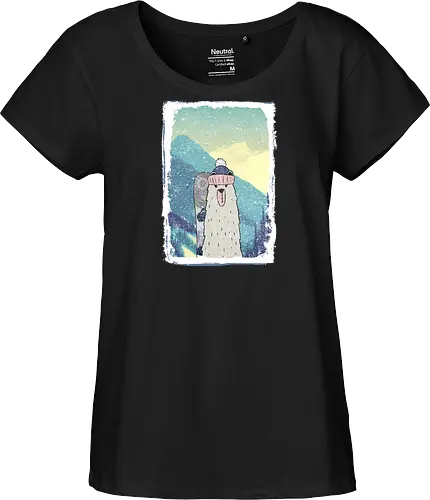 Bear with Snowboard