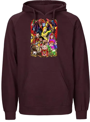 dungeons and dragons - fight one - Fairtrade Hoodie