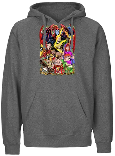 dungeons and dragons - fight one - Fairtrade Hoodie