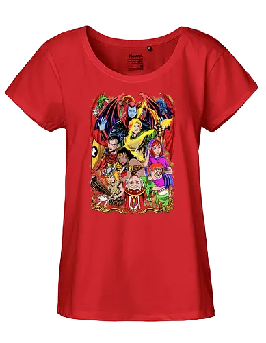 dungeons and dragons - fight one - Fairtrade Girl Shirt