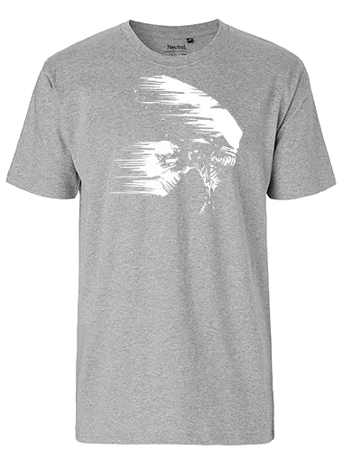 Aliens and UFO - alien, scary - Fairtrade T-Shirt