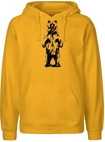 Bear In The Wild - bär, bear - Fairtrade Hoodie
