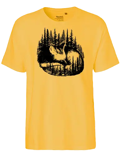 Fox Forest - fuchs, fox, cute, forest - Fairtrade T-Shirt