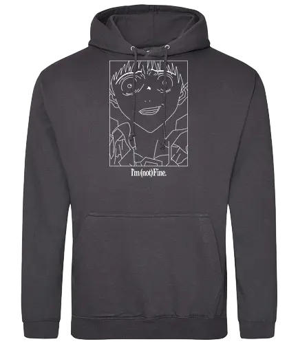 Im Not Fine - NGE, evangelion, eva01, anxiety, angst, Shinji - Standard Hoodie