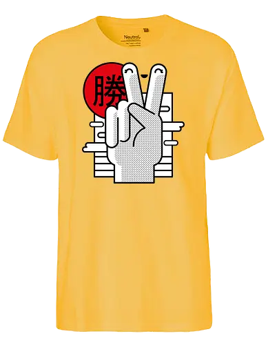 Victory II - japan, kanji - Fairtrade T-Shirt
