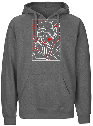 Beautiful Geisha - Japanese Art, japan - Fairtrade Hoodie