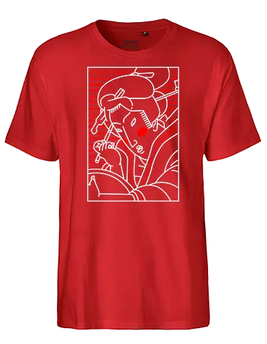 Beautiful Geisha - Japanese Art, japan - Fairtrade T-Shirt