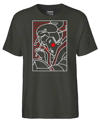 Beautiful Geisha - Japanese Art, japan - Fairtrade T-Shirt