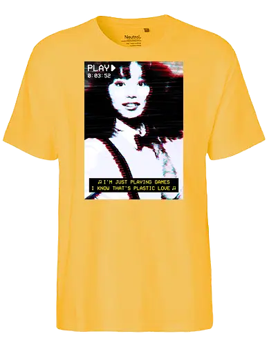 Plastic - Japanese music, music, retro, musik, pop - Fairtrade T-Shirt