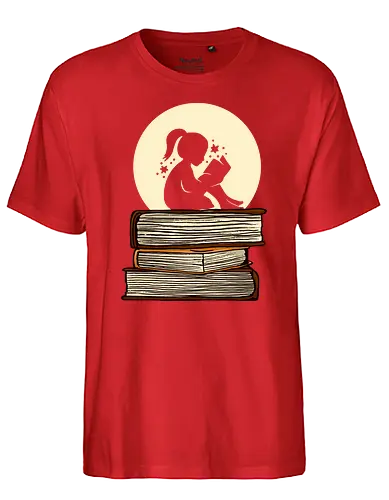 Book Reader Since Childhood - buch, book, lesen, reader - Fairtrade T-Shirt