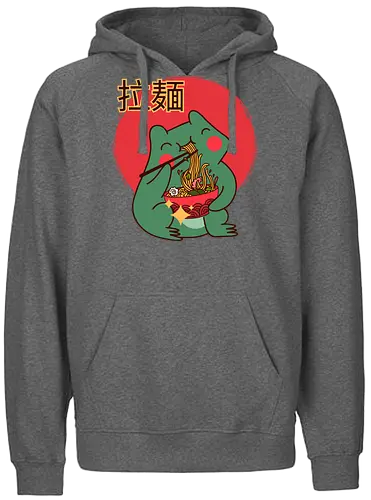 Kawaii Frog ting Ramen - Frog, Frosch, cute, ramen - Fairtrade Hoodie