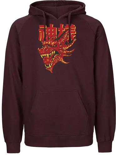 RPG Red Dragon - rpg, pen and paper, würfel, dice, drache, dragon - Fairtrade Hoodie