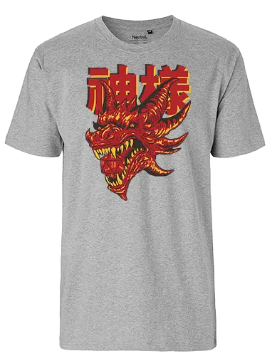 RPG Red Dragon - rpg, pen and paper, würfel, dice, drache, dragon - Fairtrade T-Shirt