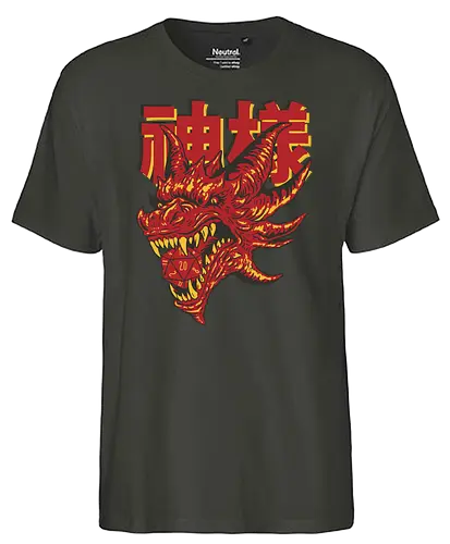 RPG Red Dragon - rpg, pen and paper, würfel, dice, drache, dragon - Fairtrade T-Shirt