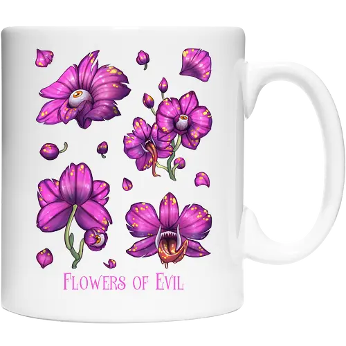 Flowers of evil - purple orchid