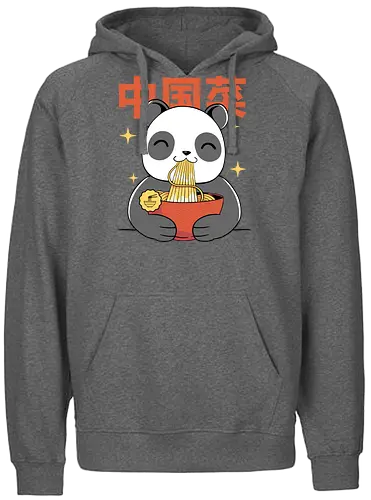Panda Ramen - panda, ramen, noodle soup - Fairtrade Hoodie