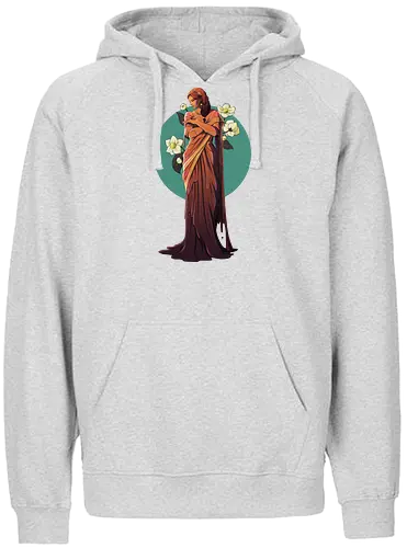 Darjeeling - Black T Girl - schwarzer tee, darjeeling, t - Fairtrade Hoodie