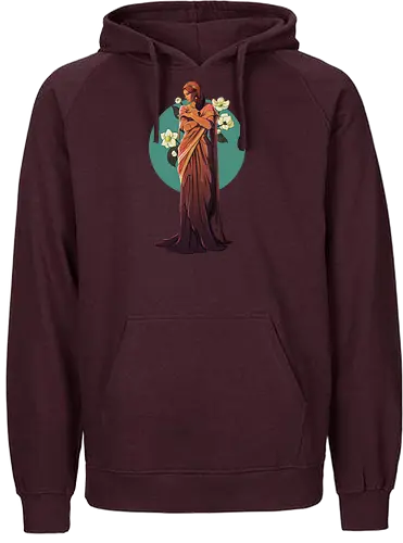 Darjeeling - Black T Girl - schwarzer tee, darjeeling, t - Fairtrade Hoodie