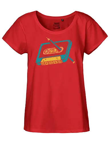 Rewind Retro Cassette - retro - Fairtrade Girl Shirt