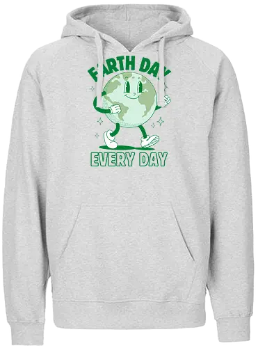 Earth Day Every Day - globus, respect - Fairtrade Hoodie