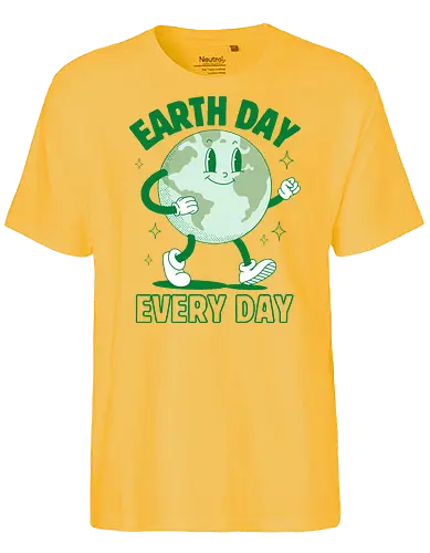 Earth Day Every Day - globus, respect - Fairtrade T-Shirt
