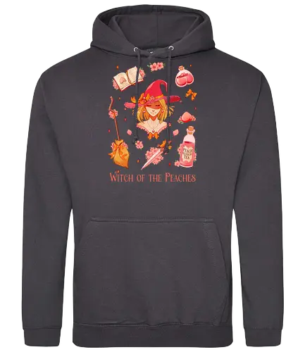 Witch of the peaches - witch, hexe, Pastel colors, peach - Standard Hoodie