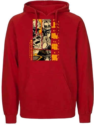 Charge Hero S02 - hero, academia, electro, denki - Fairtrade Hoodie