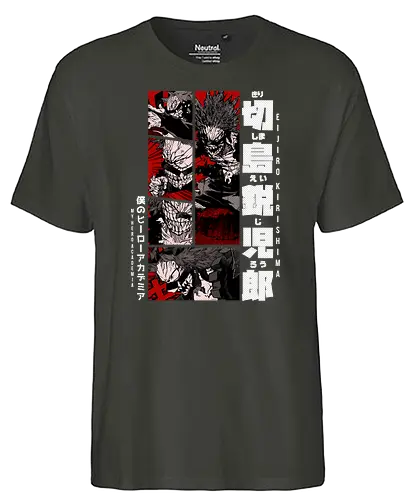 Unbreakable Hero S02 - hero, academia, anime, manga, Kirishima - Fairtrade T-Shirt