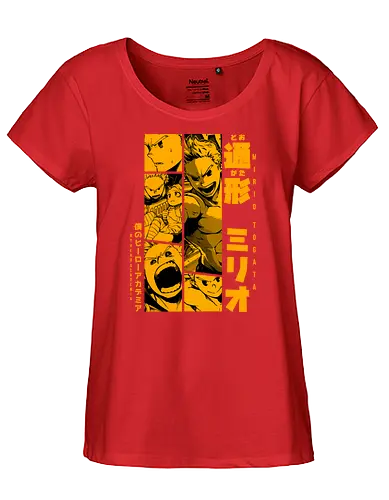 The Original Succesor S02 - hero, academia, vermillion, anime, manga - Fairtrade Girl Shirt