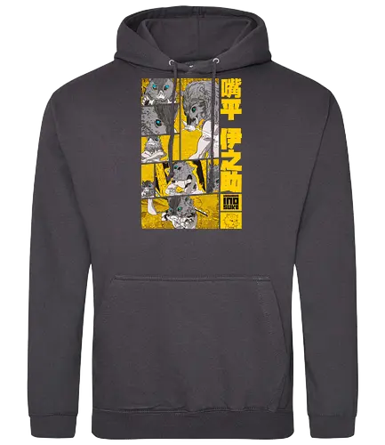 The Beast Slayer - Manga Panel Design S03 - demon, slayer, boar, anime, manga - Standard Hoodie